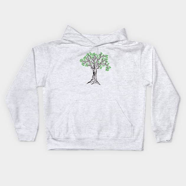 Big Tree Kids Hoodie by SASTRAVILA